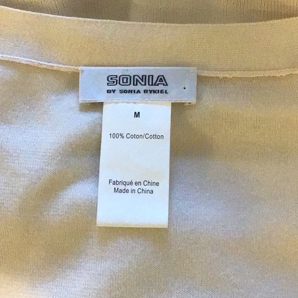 Sonia by Sonia Rykiel top and cardigan suit size 12-14 - Picture 5 of 9